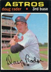 1971 Topps Baseball Cards      425     Doug Rader